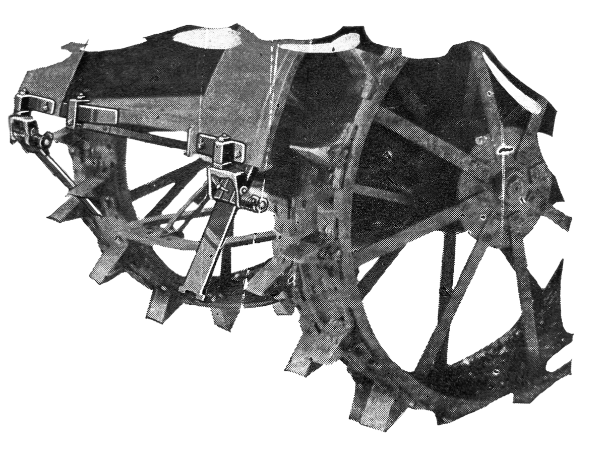 Image of Yetter tractor lug cleaner from 1930